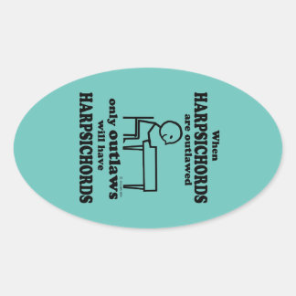 Cembalo, Oval Sticker verboten