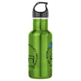 Cembalo - Weltaufstände rund Edelstahlflasche