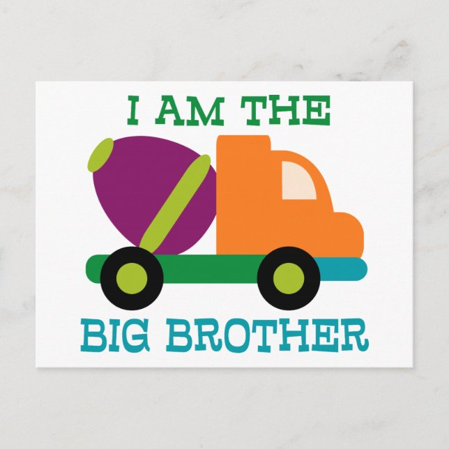 Cement Mixer Big Brother Postkarte (Vorderseite)