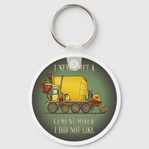 Cement Mixer Truck Operator Quote Key Chain Schlüsselanhänger