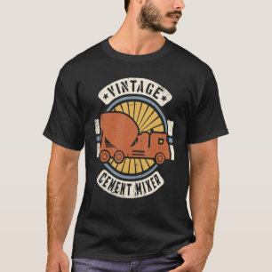 Cement Mixer Vintag Classic Retro 60er 70er T-Shirt