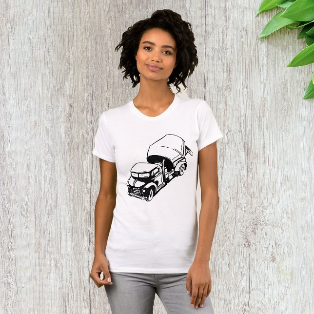 Cement Truck Womens T - Shirt (Von Creator hochgeladen)