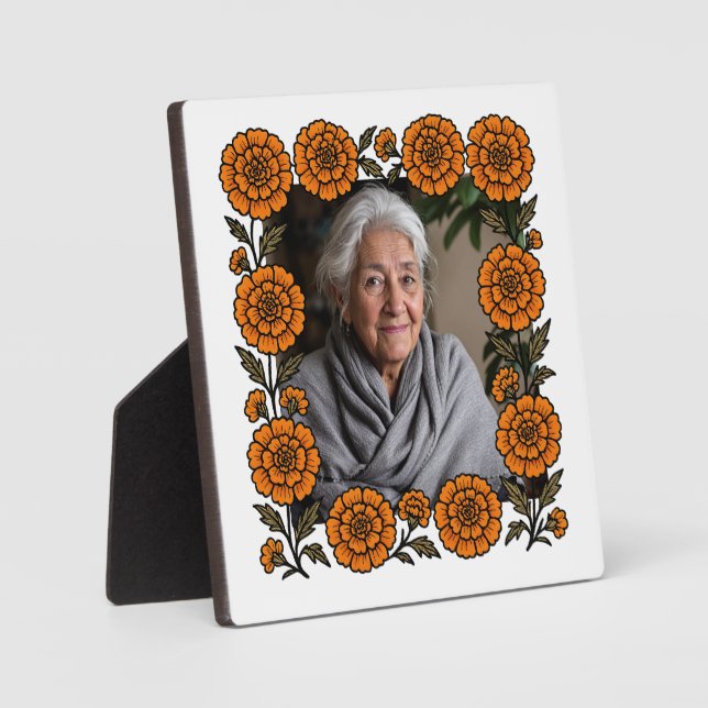 Cempasúchil Ofrenda Altar Día de Muertos Fotoplatte (Vorderseite)