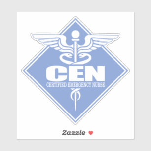 CEN (Certified Emergency Nurse) Diamant Aufkleber