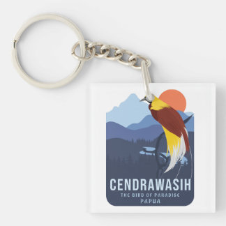 Cendrawasih Schlüsselanhänger