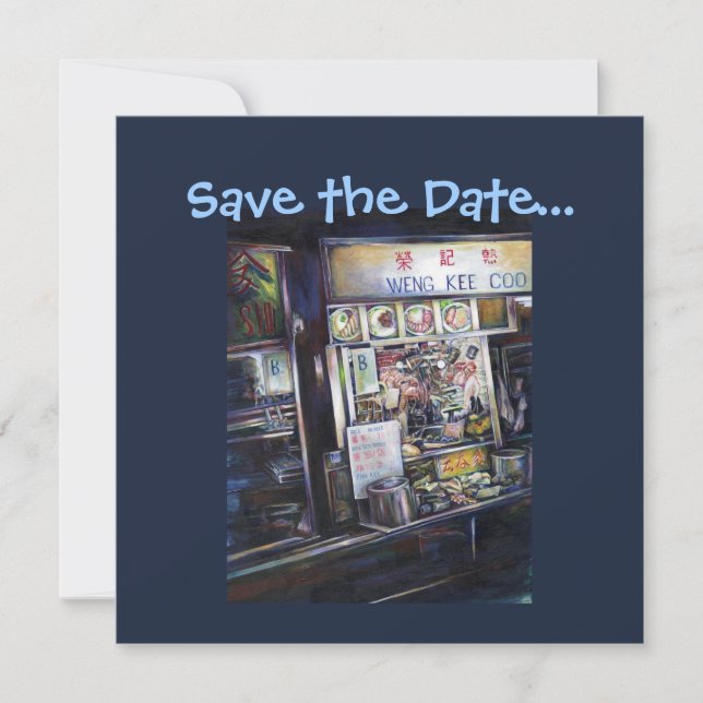 Cenosillicaphia, Singapur Save The Date (Vorderseite)