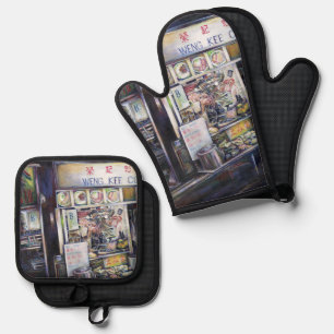 Cenosillicaphobie Ofenhandschuh & Topflappen-Set