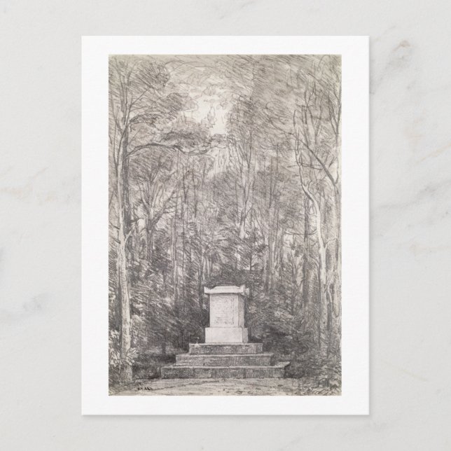 Cenotaph an Sir Joshua Reynolds in der Coleorton H Postkarte (Vorderseite)