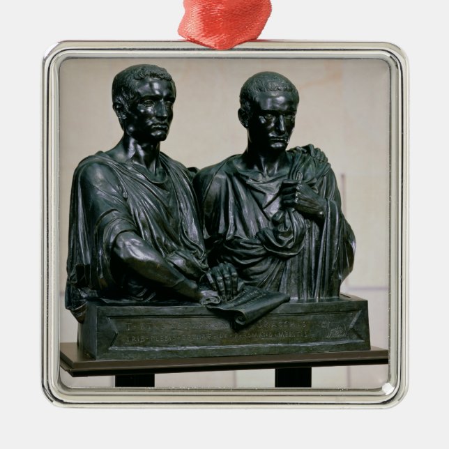 Cenotaph des Gracchi, 1853 Silbernes Ornament (Vorne)