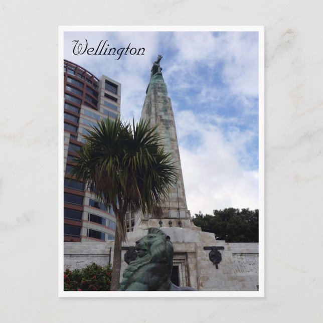 Cenotaph Wellington Postkarte (Vorderseite)