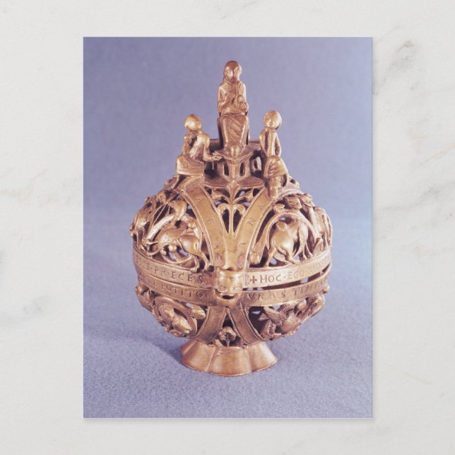 Censer wird von einem Engel überragt Postkarte (Vorderseite)