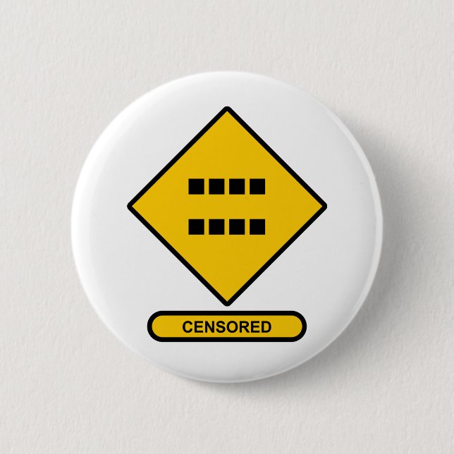 Censored Button (Vorderseite)