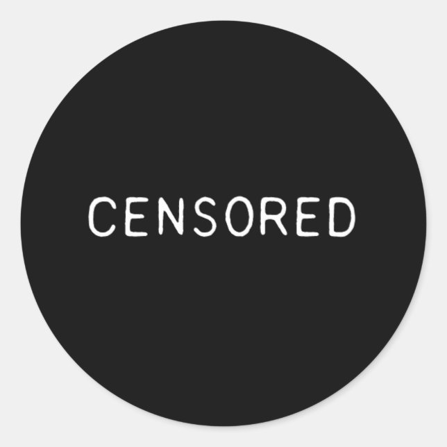 Censored Stickers (Vorderseite)