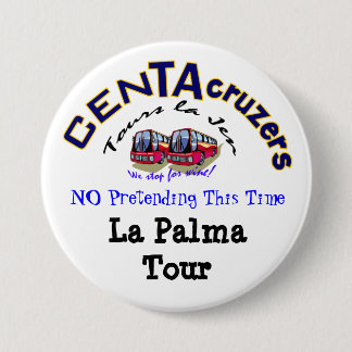 CenTAcruzers Logo-La Palma Ausflug-Knopf Button