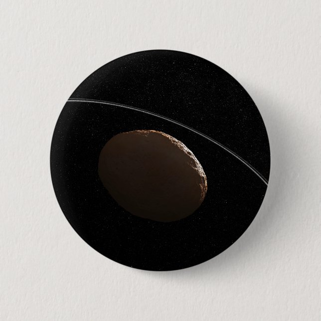 Centaur 1099 Chariklo und seine Ringe. Button (Vorderseite)