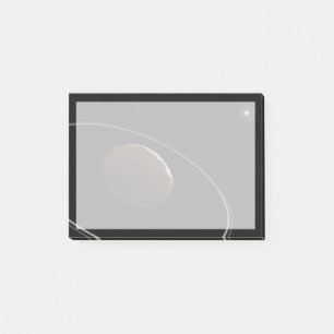 Centaur 1099 Chariklo und seine Ringe. Post-it Klebezettel