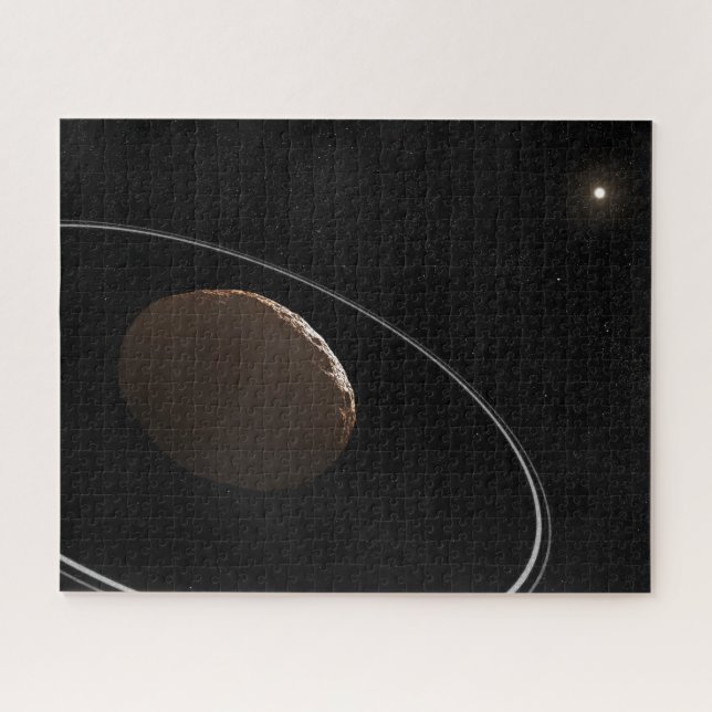 Centaur 1099 Chariklo und seine Ringe. Puzzle (Horizontal)