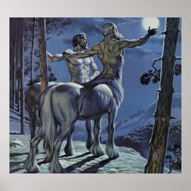 Centaurs (farbige Litho) Poster (Vorne)