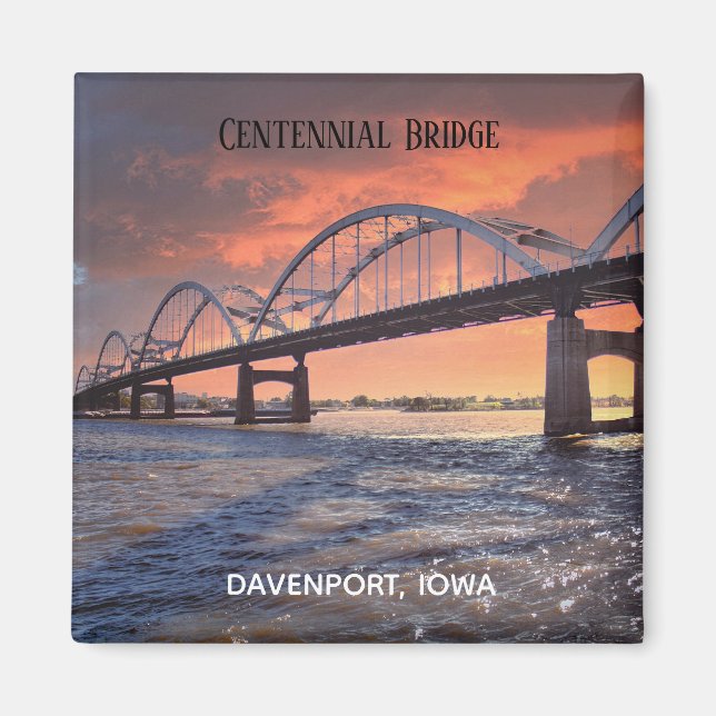 Centennial Bridge Magnet (Vorne)