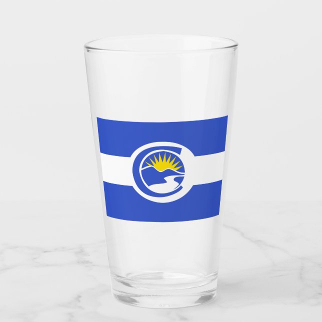 Centennial City Flag (Colorado) Glas (Vorderseite)