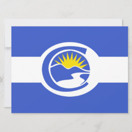 Centennial City Flag (Colorado) Karte