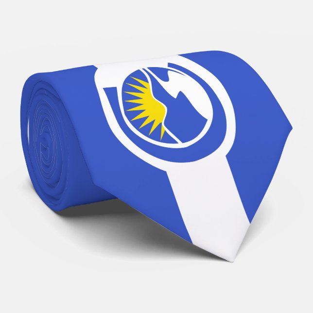 Centennial City Flag (Colorado) Krawatte (Gerollt)