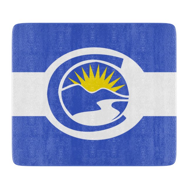 Centennial City Flag (Colorado) Schneidebrett (Vorderseite)