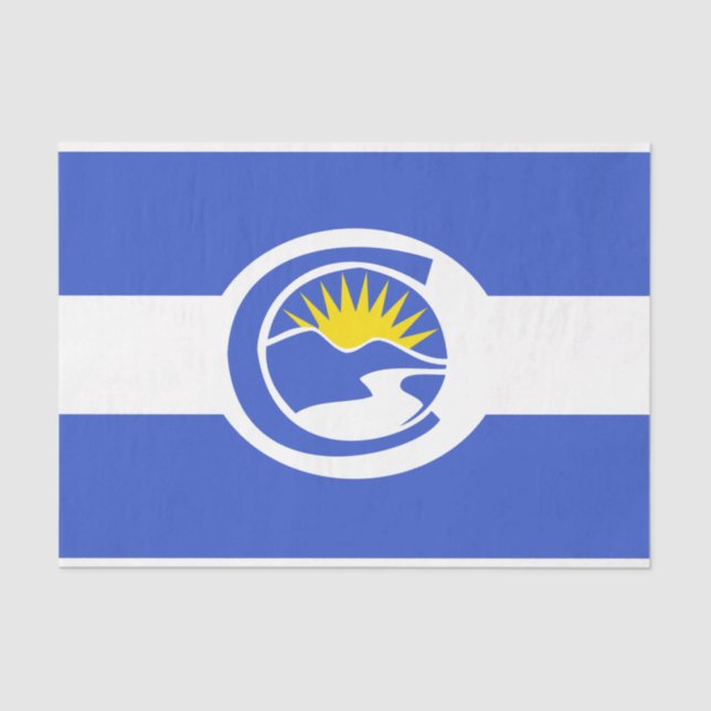 Centennial City Flag (Colorado) Seidenpapier (Vorderseite)
