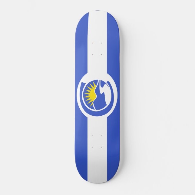 Centennial City Flag (Colorado) Skateboard (Vorderseite)