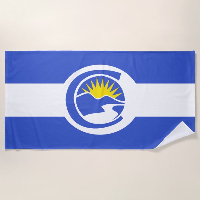 Centennial City Flag (Colorado) Strandtuch (Vorderseite)