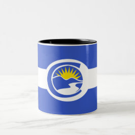 Centennial City Flag (Colorado) Zweifarbige Tasse