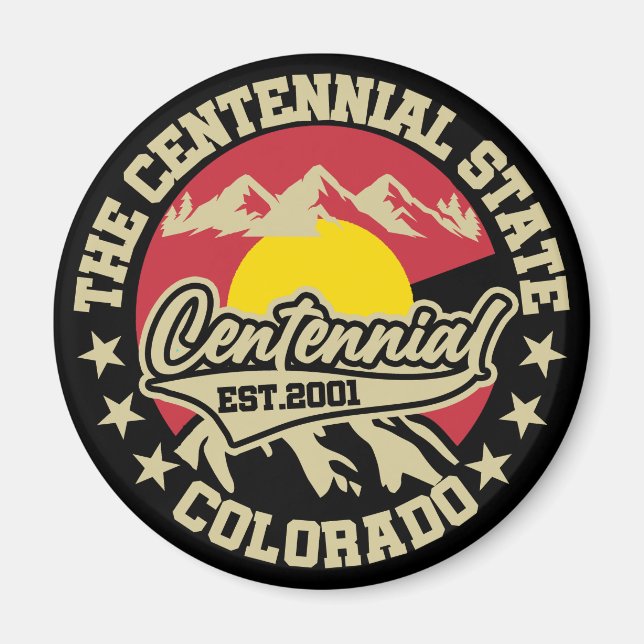 Centennial,Colorado Magnet (Vorne)