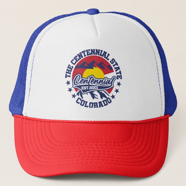 Centennial, Colorado Truckerkappe (Vorderseite)
