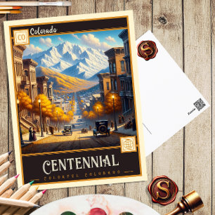 Centennial, Colorado   Vintage Postkarte