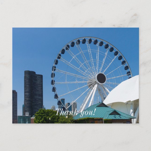 Centennial Ferris Wheel Danke, Postcard Postkarte (Vorderseite)