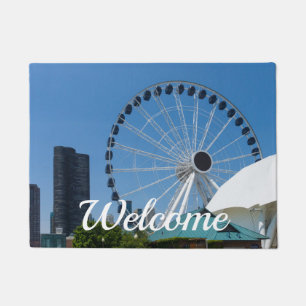 Centennial Ferris Wheel Willkommen Doormat Fußmatte