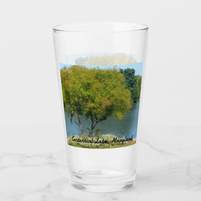 Centennial Lake in Ellicott City Maryland Glas (Vorderseite)