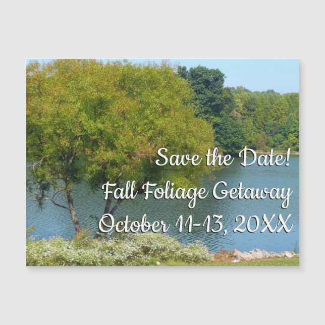 Centennial Lake in Ellicott City Maryland Magnetkarte (Vorderseite)