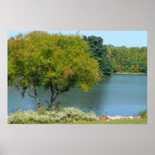 Centennial Lake in Ellicott City Maryland Poster
