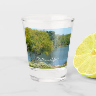 Centennial Lake in Ellicott City Maryland Schnapsglas