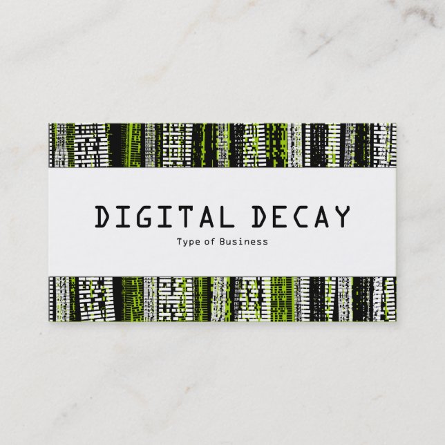 Center Band - Digital Decode - Mars Green Visitenkarte (Vorderseite)