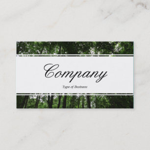 Center Band (eingekeilt) - Script - Woodland Canop Visitenkarte