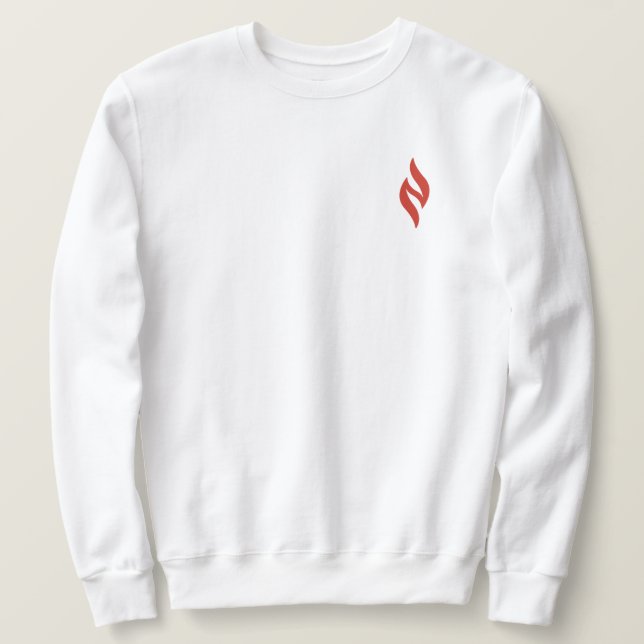 Center for Missouri Nurses weißer Sweatshirt (Design vorne)