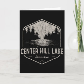 Center Hill Lake Tennessee Outdoors Vintage  Karte