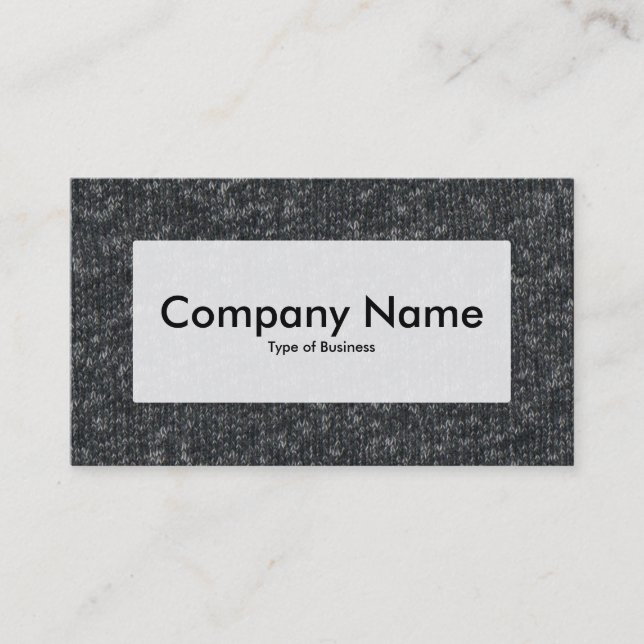 Center Label v3 - Fine Wool 02 Visitenkarte (Vorderseite)