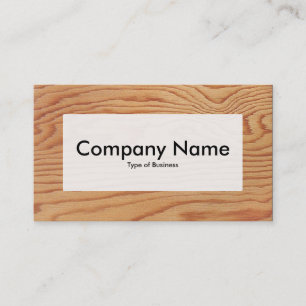 Center Label v3 - Holz 02 Visitenkarte