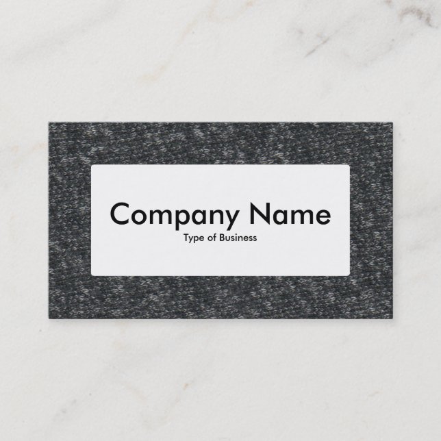 Center Label v4 - Fine Wool Visitenkarte (Vorderseite)