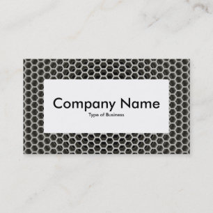 Center Label v4 - Honeycomb Warm Visitenkarte