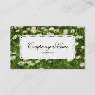 Center Label v5 - Daisy Meadow Visitenkarte