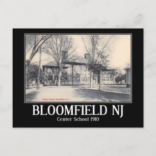 Center School, Bloomfield NJ, 1910 Vintage Postkarte